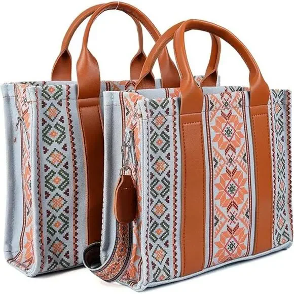 Didida Bohemian Tote Bag Women Hobo Handbag Padding Shoulder Bag Top Handle - Picture 2 of 5